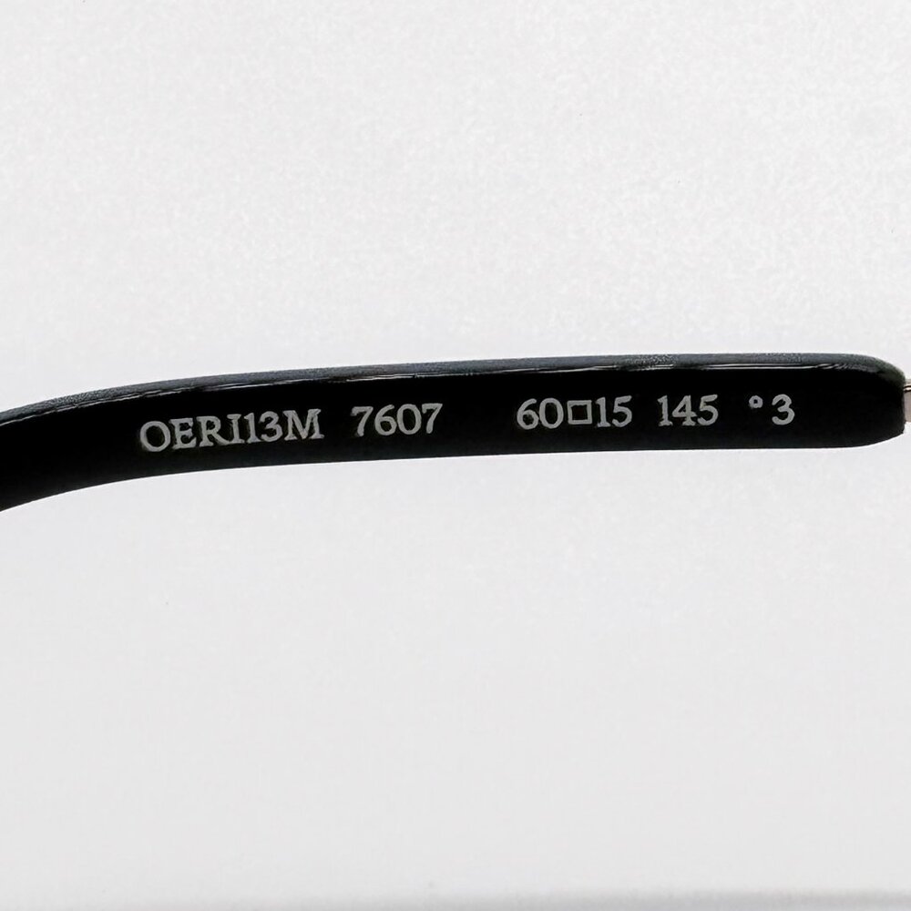 NEW OFF-WHITE OERI13M MIAMI 7607 SUNGLASSES UNISEX OVAL BLACK GOLD - Picture 7 of 9